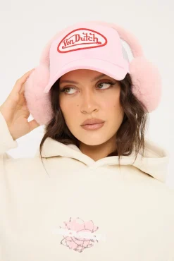 Sweet Hearts Ear Muffs Pink