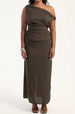 Sweetheart Maxi Dress Cocoa