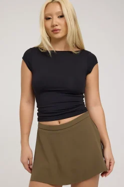 Swift Skort Khaki Brown