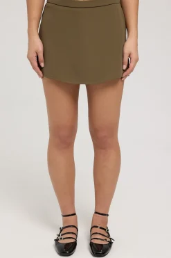 Swift Skort Khaki Brown