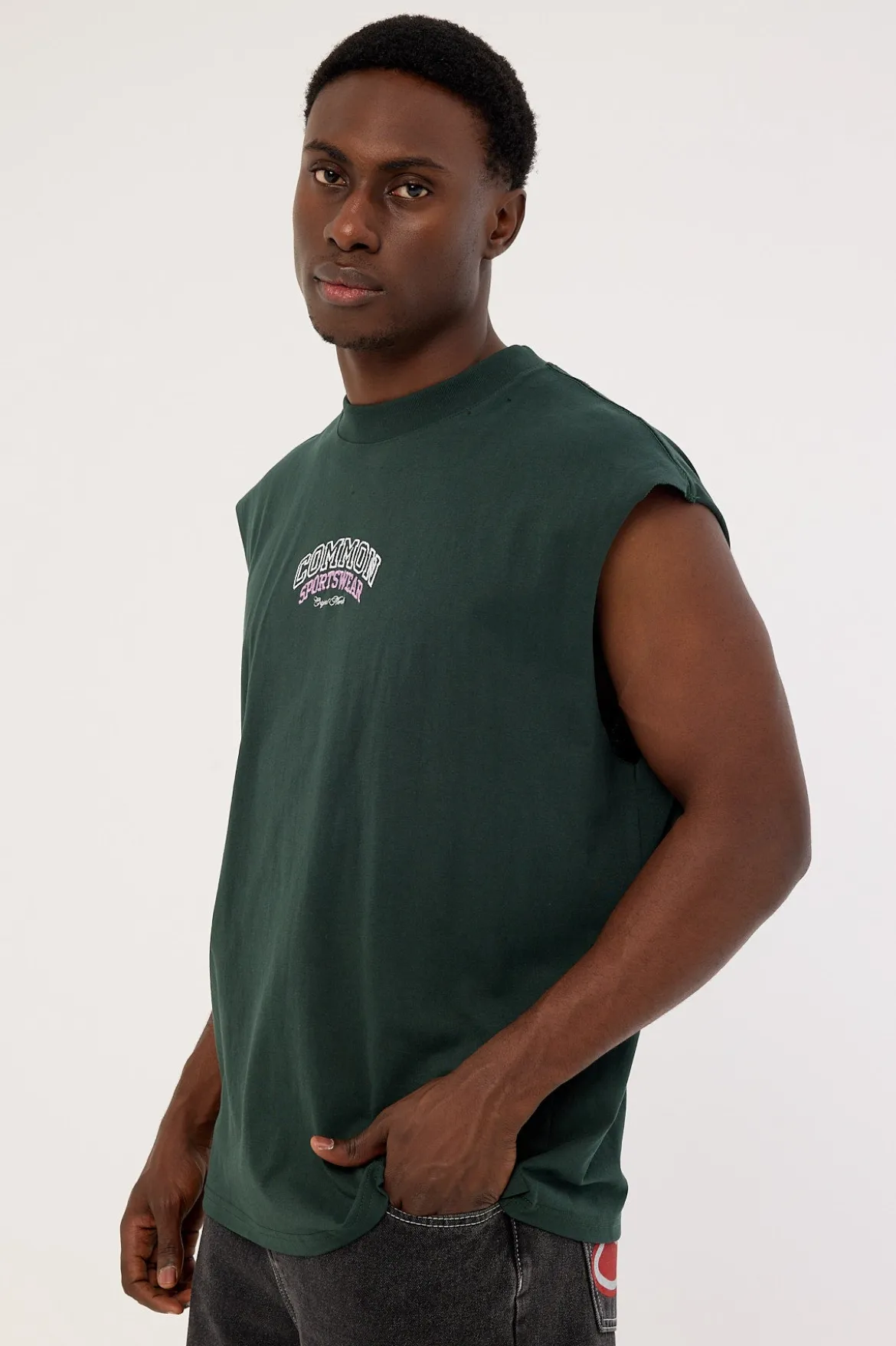 Tackle Muscle Tank Dark Green