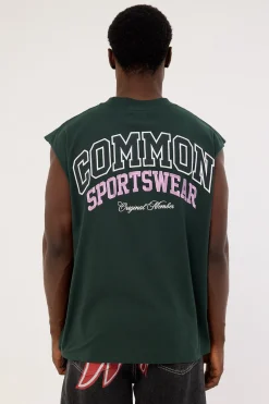 Tackle Muscle Tank Dark Green