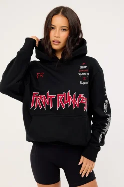 Tagged Women's Hoodie Black