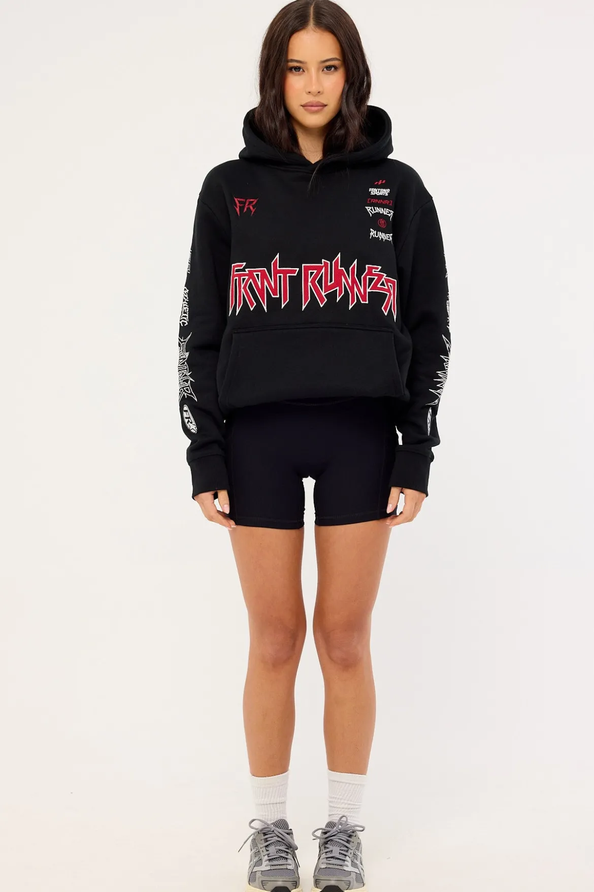 Tagged Women's Hoodie Black