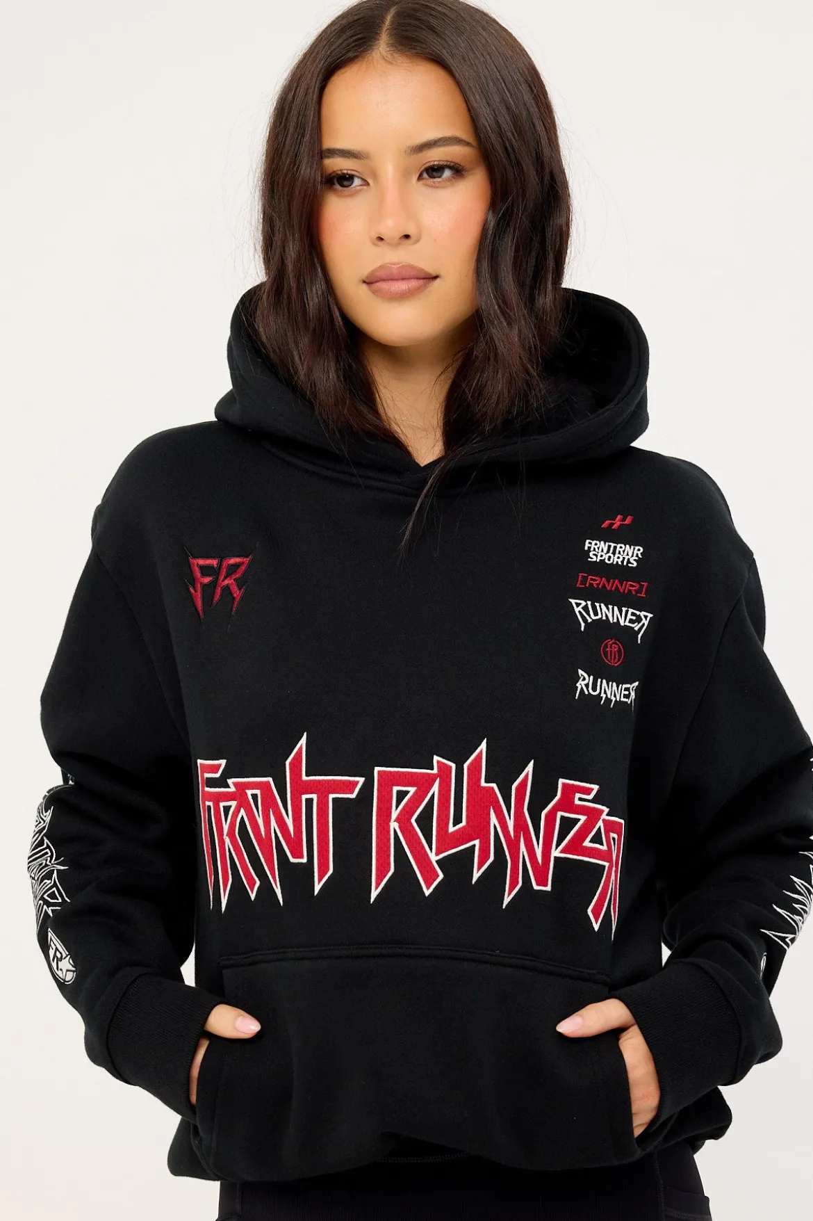 Tagged Women's Hoodie Black