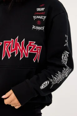 Tagged Women's Hoodie Black