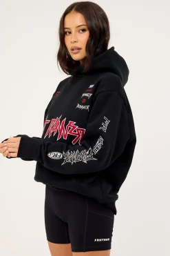 Tagged Women's Hoodie Black