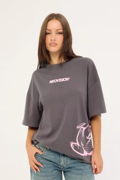 Tagging Streets Heavyweight Relaxed Tee Navy