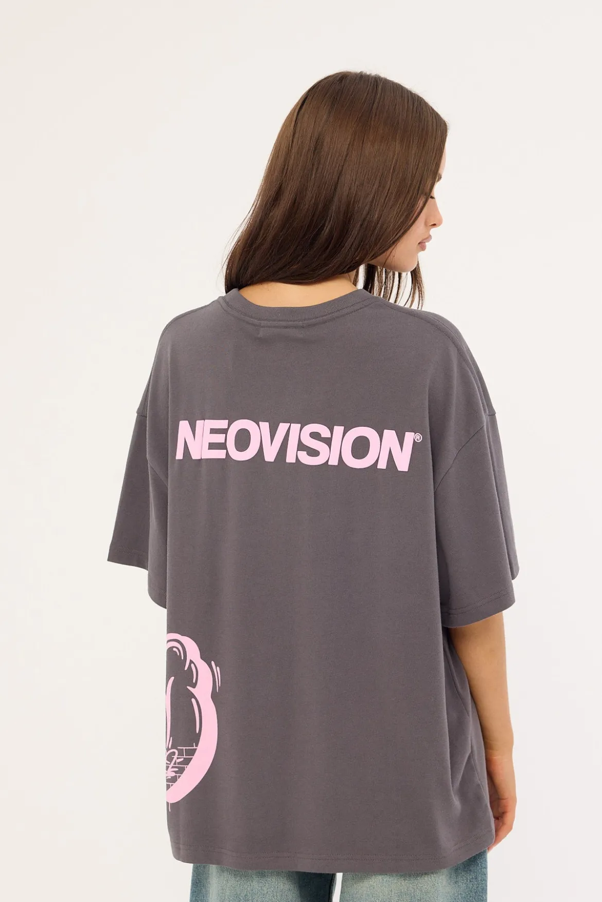 Tagging Streets Heavyweight Relaxed Tee Navy