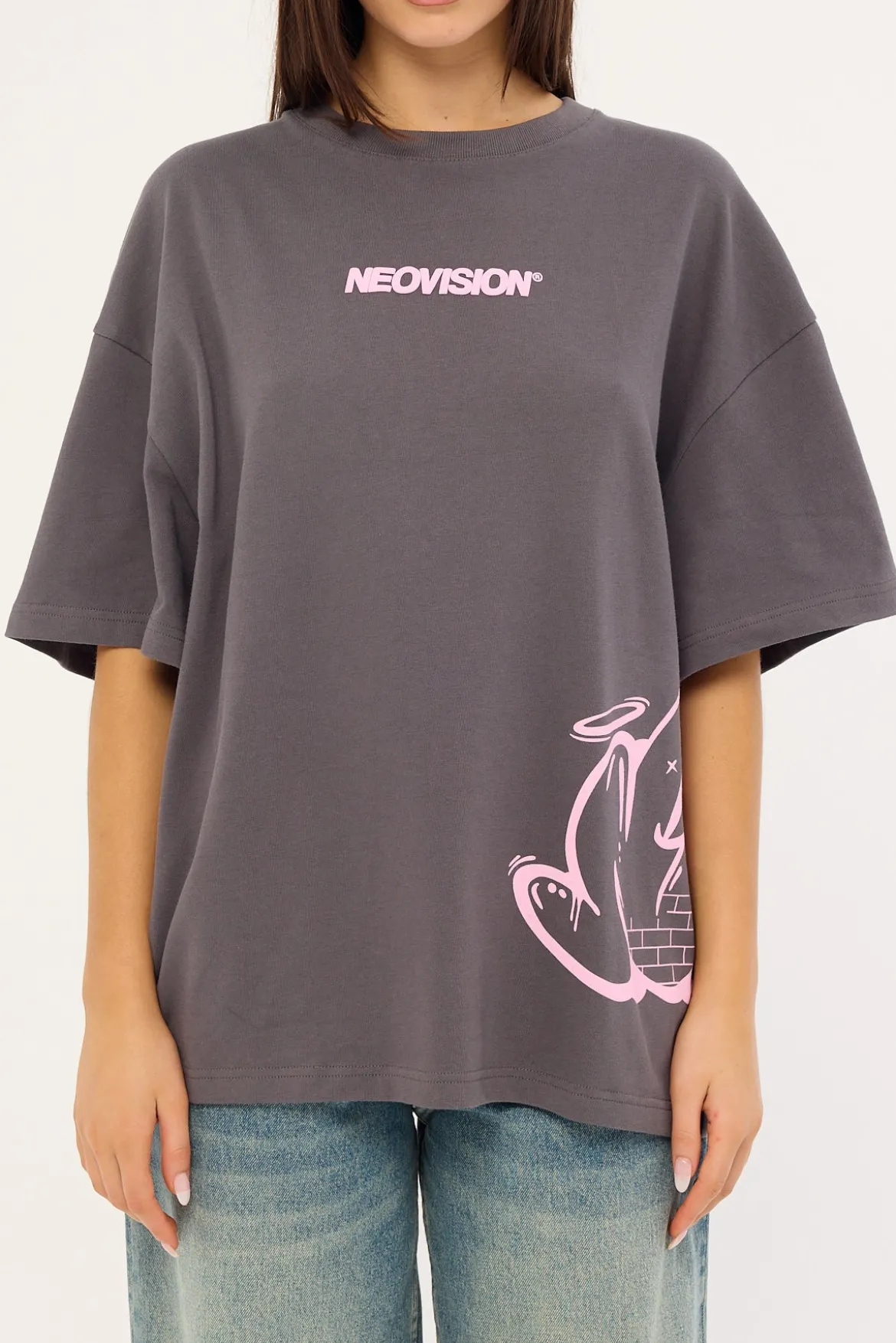 Tagging Streets Heavyweight Relaxed Tee Navy