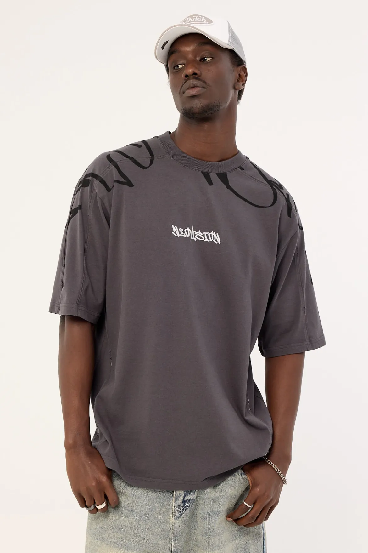 Tagline Street Super Heavy Tee Asphalt