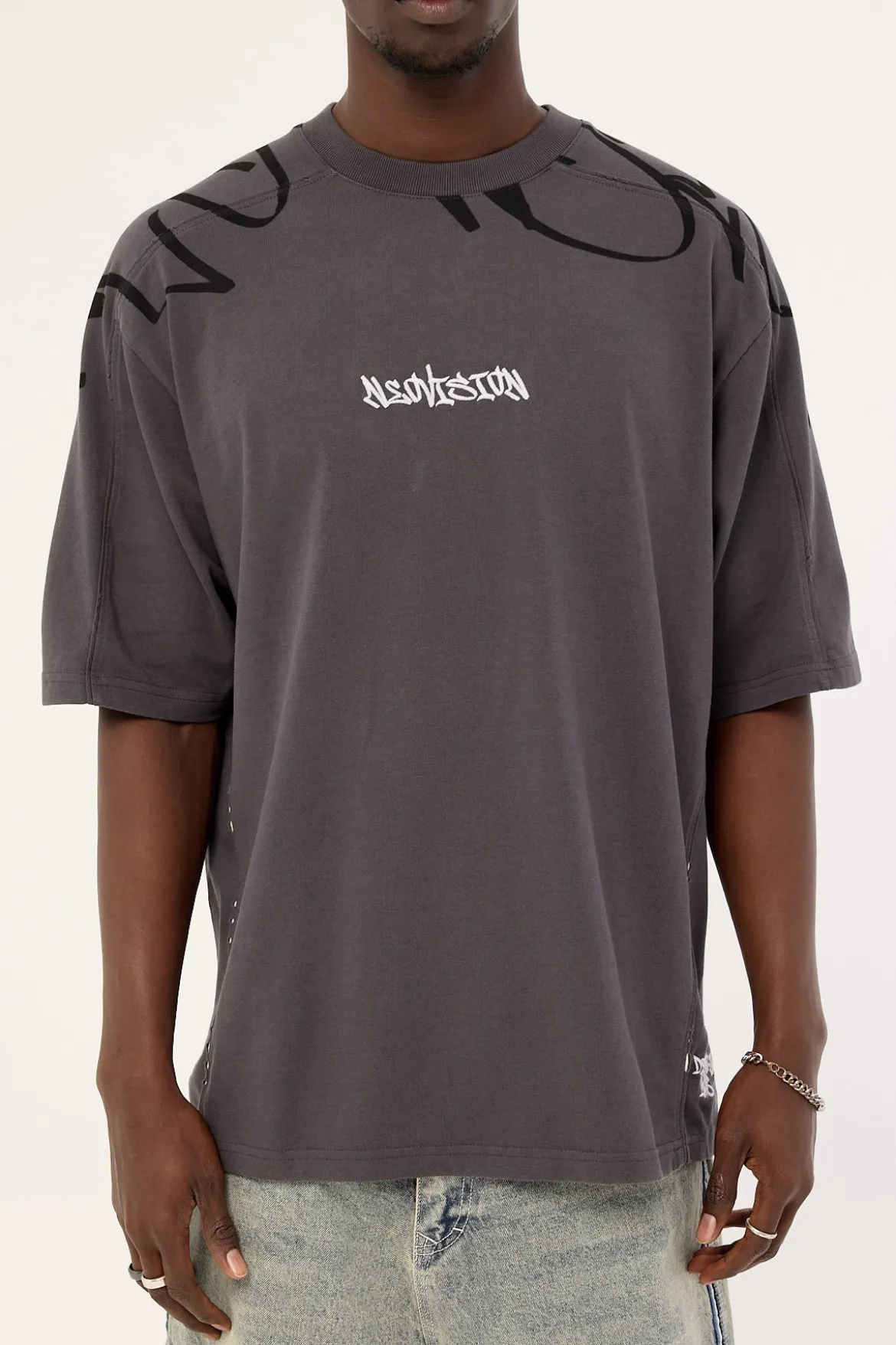 Tagline Street Super Heavy Tee Asphalt