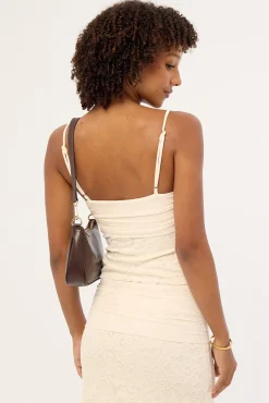 Tahlia Lace Cami Top Cream