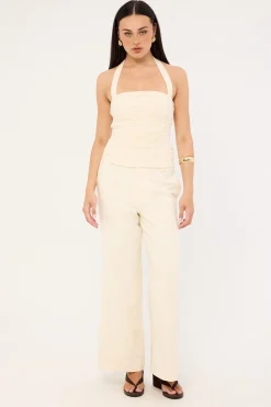 Talissa Halter Top Cream