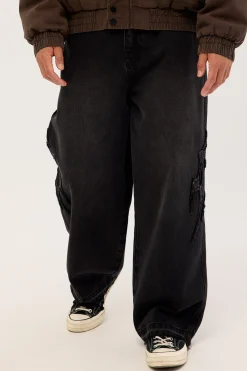 Talon Behemoth Super Baggy Jean Washed Black