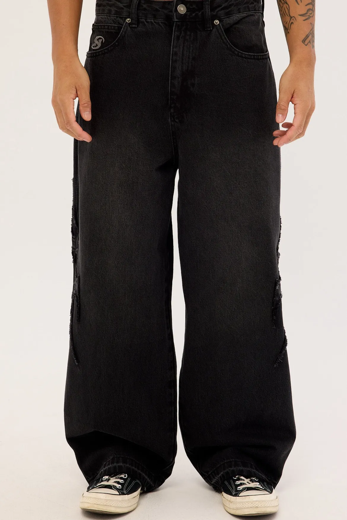 Talon Behemoth Super Baggy Jean Washed Black