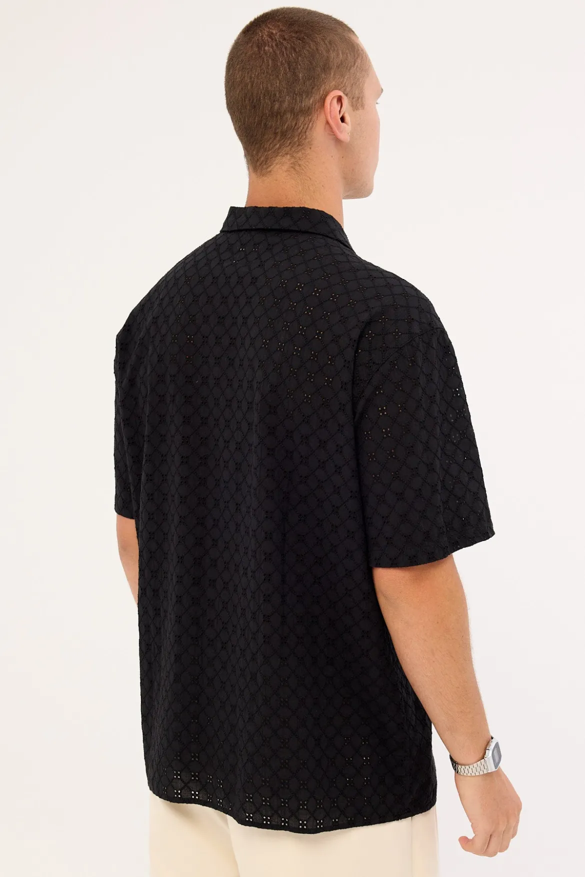 Tapestry Resort Shirt Black