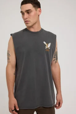 Target Eyes Merch Fit Muscle Tee Merch Black