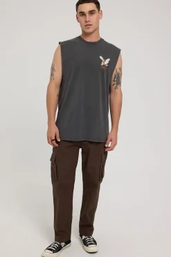 Target Eyes Merch Fit Muscle Tee Merch Black