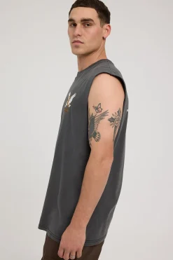 Target Eyes Merch Fit Muscle Tee Merch Black