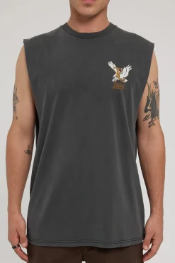 Target Eyes Merch Fit Muscle Tee Merch Black