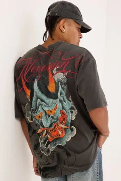Tatsura Oversize Super Heavy Tee Acid Grey