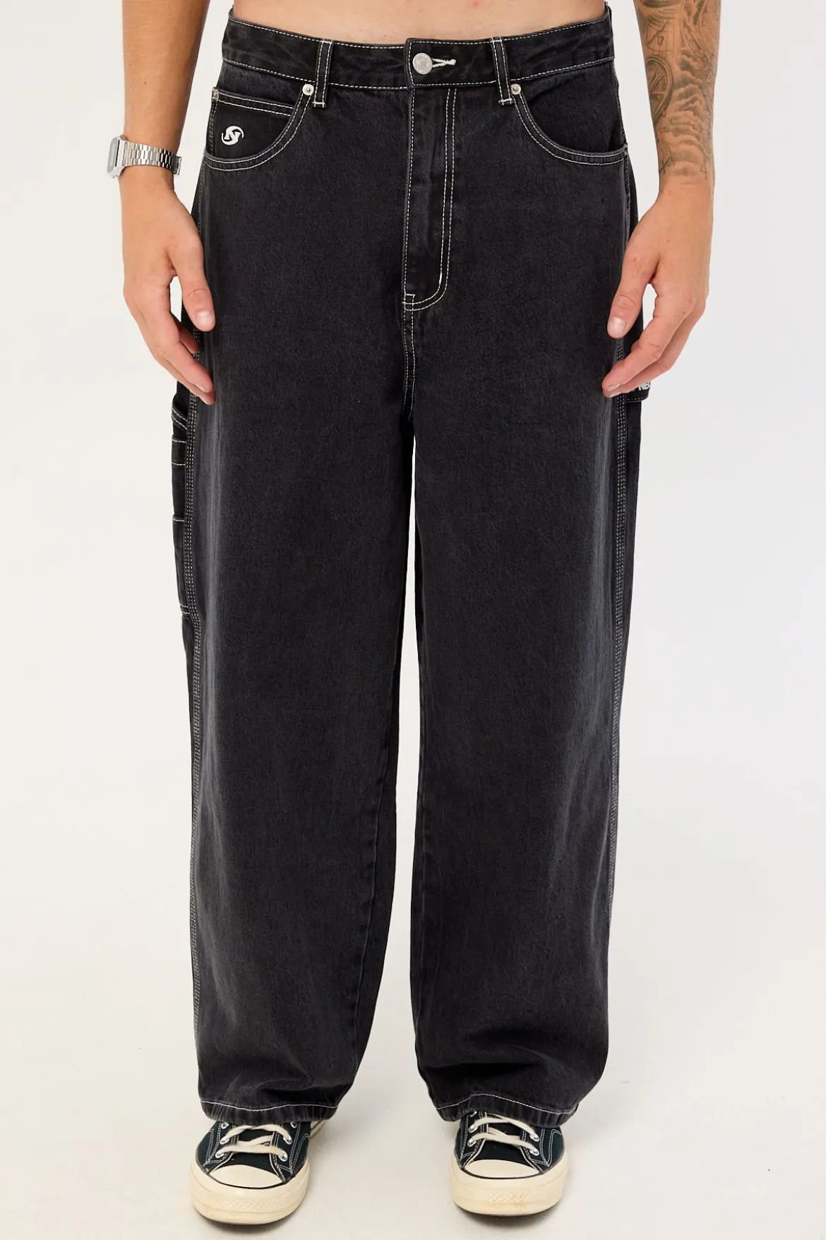 Tempest Behemoth Super Baggy Jean Onyx