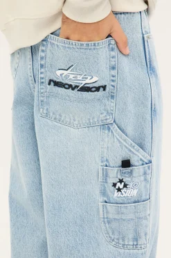 Tempest Behemoth Super Baggy Jean Ash Blue