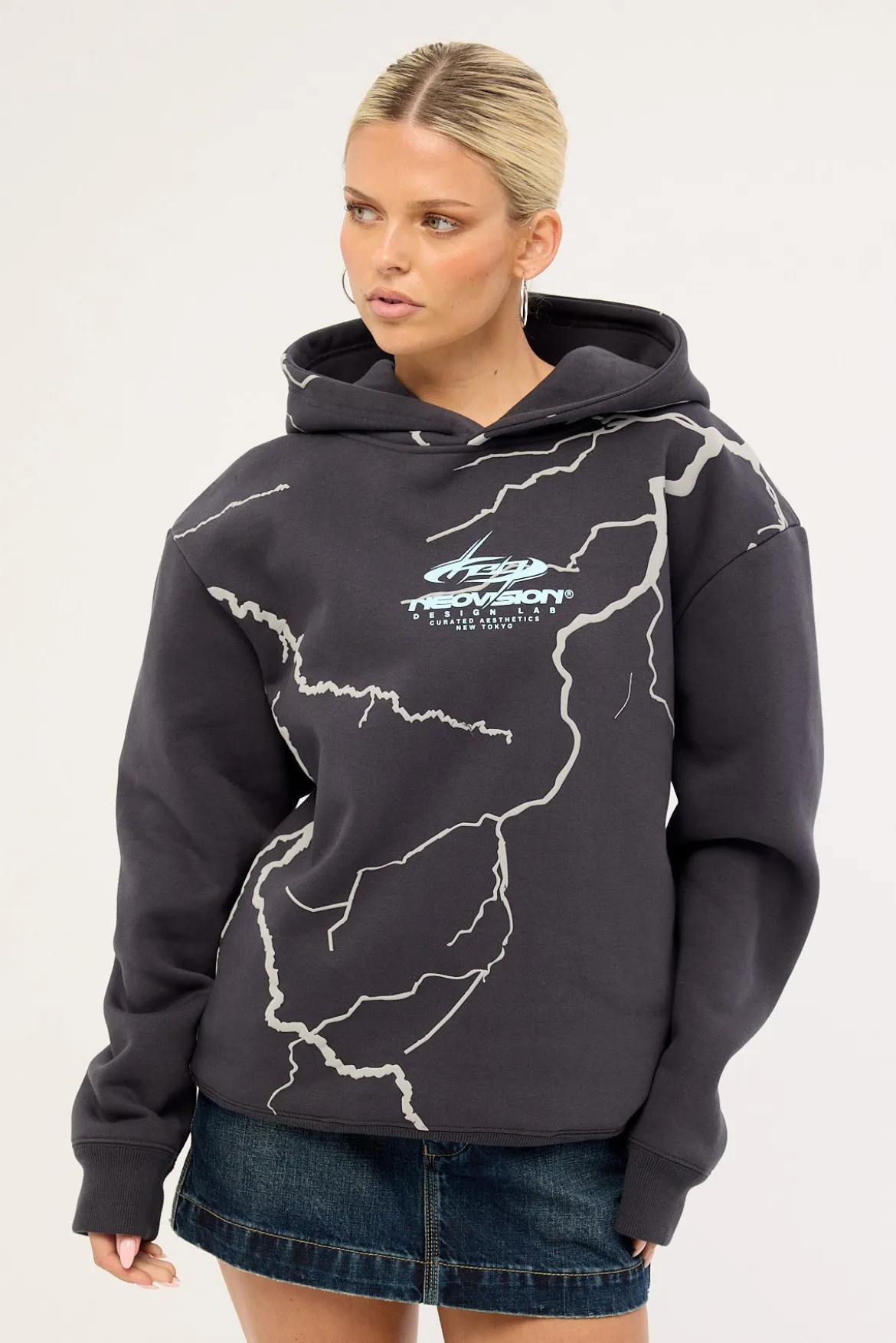 Tempest Relaxed Hoodie Washed Black