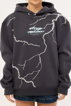 Tempest Relaxed Hoodie Washed Black