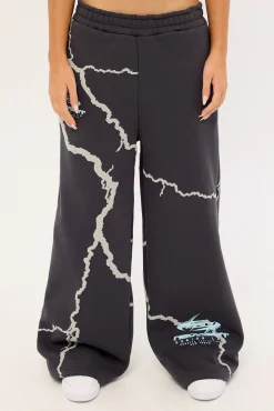 Tempest Straight Leg Trackpant Washed Black