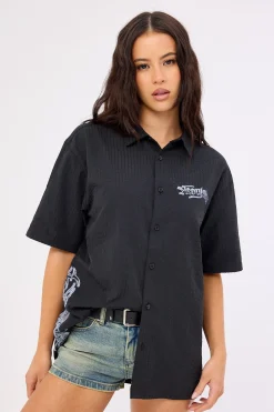 Temptation Oversize Shirt Black