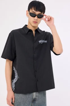 Temptation Oversize Shirt Black
