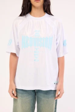 Terminal V Neck Jersey White