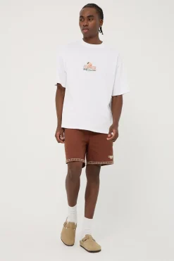 Terra Elastic Waist Short Brown