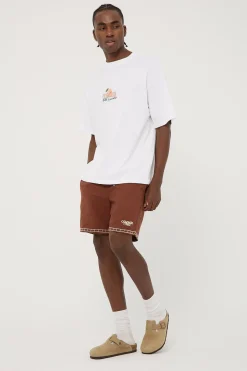 Terra Elastic Waist Short Brown