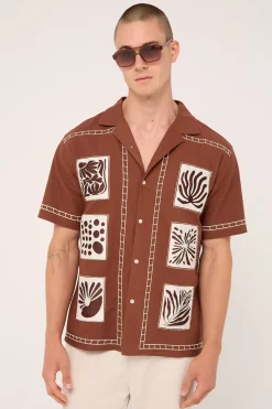 Terra Resort Shirt Brown