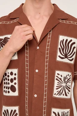 Terra Resort Shirt Brown