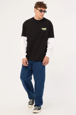 Test Box Fit Tee Black
