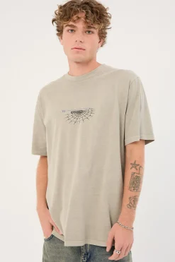 The Beginning Is Ending Merch Fit Tee Fog