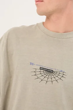 The Beginning Is Ending Merch Fit Tee Fog
