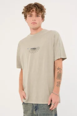 The Beginning Is Ending Merch Fit Tee Fog