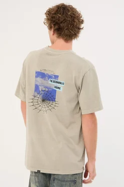 The Beginning Is Ending Merch Fit Tee Fog