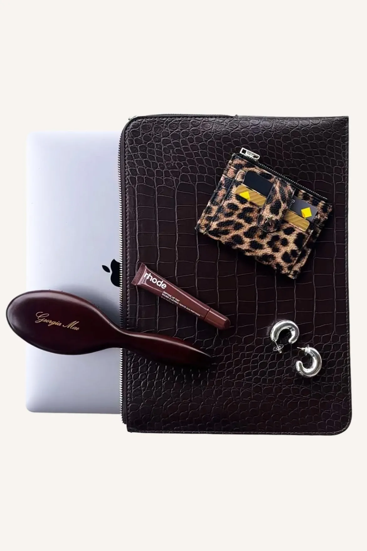 The Daisy Card Wallet Leopard