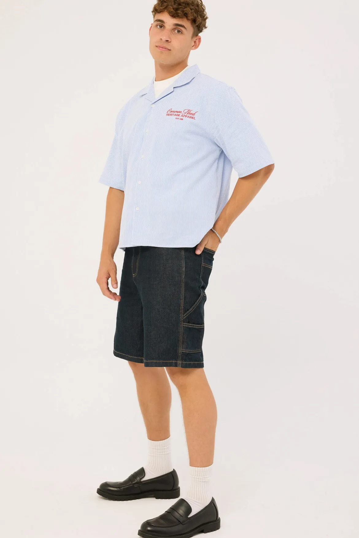 Thiago Carpenter Short Rinse Indigo