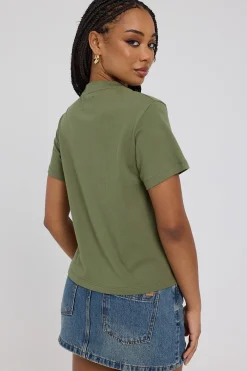 Thirsty Shrunken Tee Moss