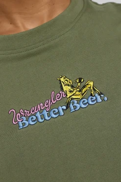 Thirsty Shrunken Tee Moss