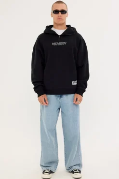 Thrash Masked Street Hoodie Black