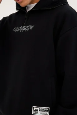 Thrash Masked Street Hoodie Black