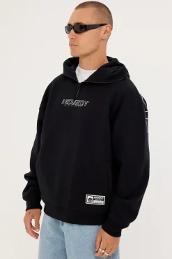 Thrash Masked Street Hoodie Black